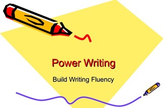 Fluency in Writing